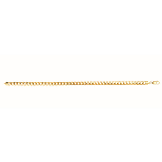 10K Gold 4.5mm SemiSolid Miami Cuban