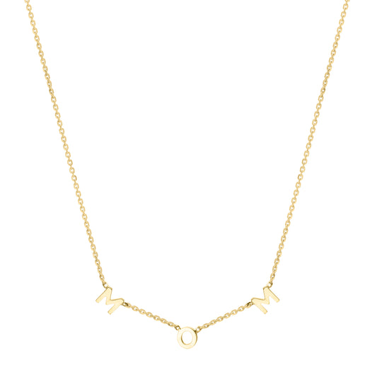 10K "Mom" Necklace