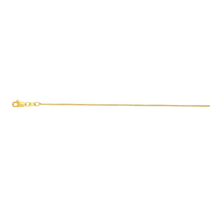 10K Gold .6mm Wheat Chain